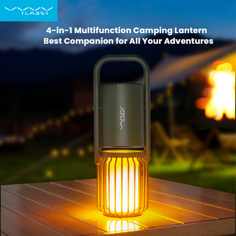 Vyvylabs X1 Flaming Multifunctional Outdoor Light Wireless Speaker + With Powerbank
