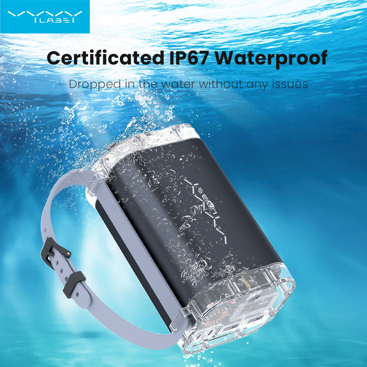 Outdoor Power Bank Digital Display 40000mAh 100W (Waterproof+Light)