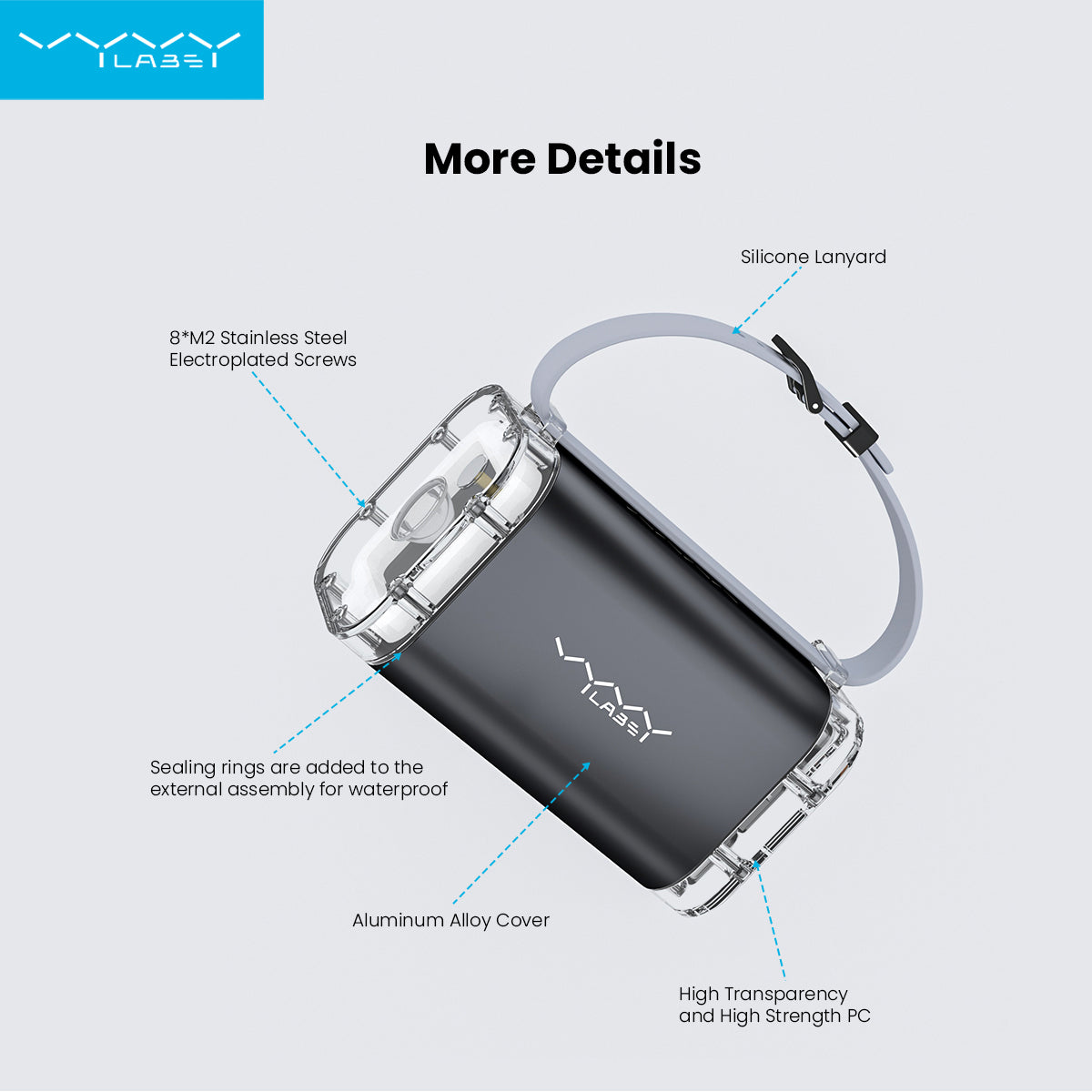 Outdoor Power Bank Digital Display 40000mAh 100W (Waterproof+Light)