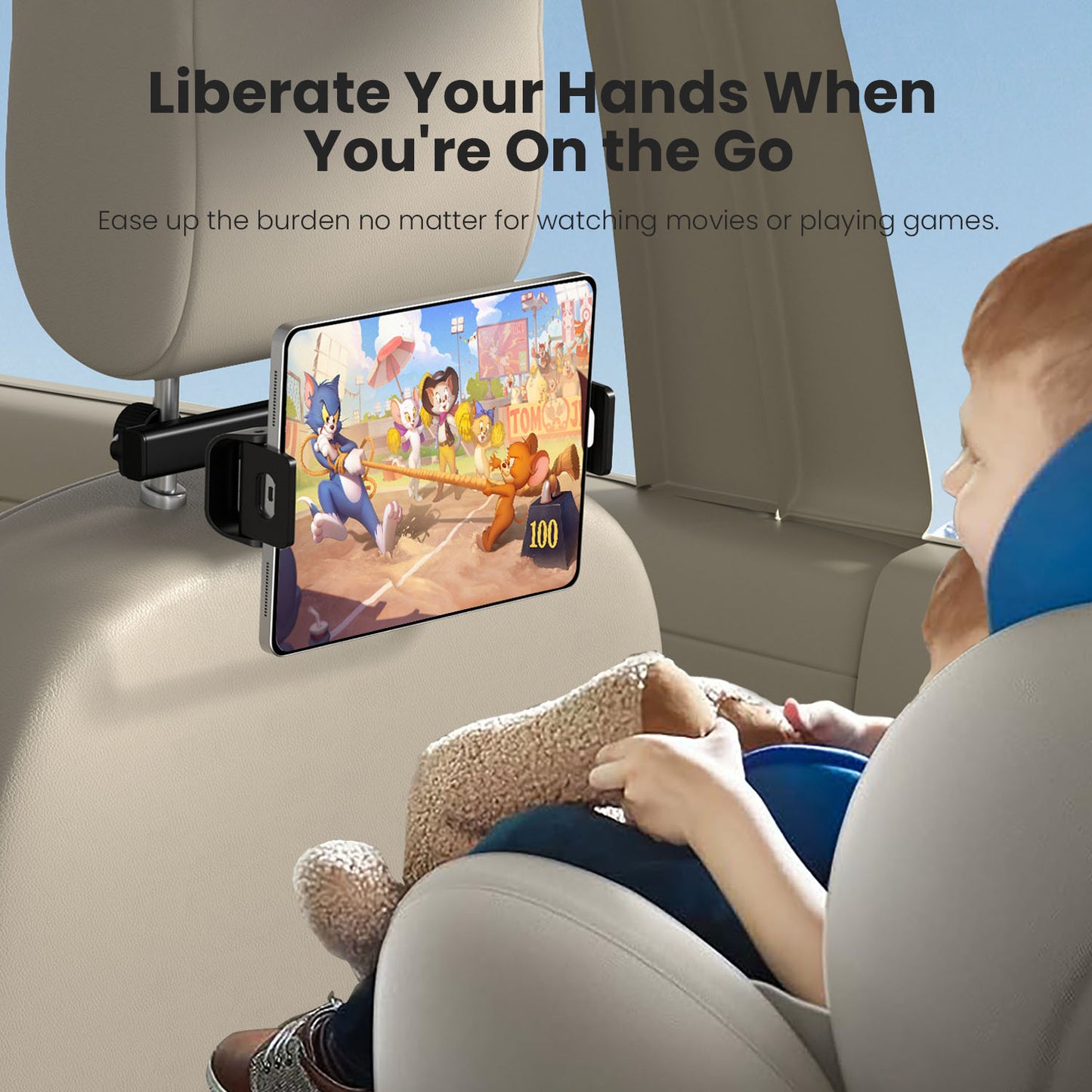 Vyvylabs Trip Enjoyment Backseat Car Holder - Black