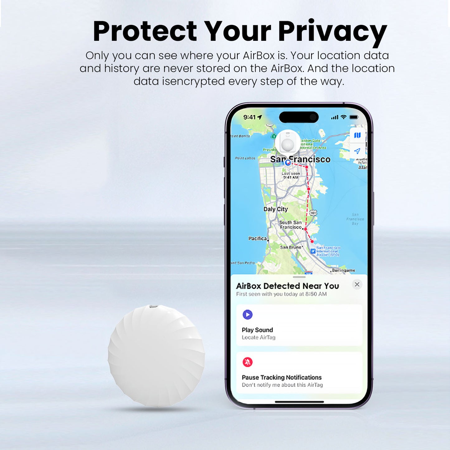 Vyvylabs EasyFind Tag Smart Device Tracker (Apple Certificated)