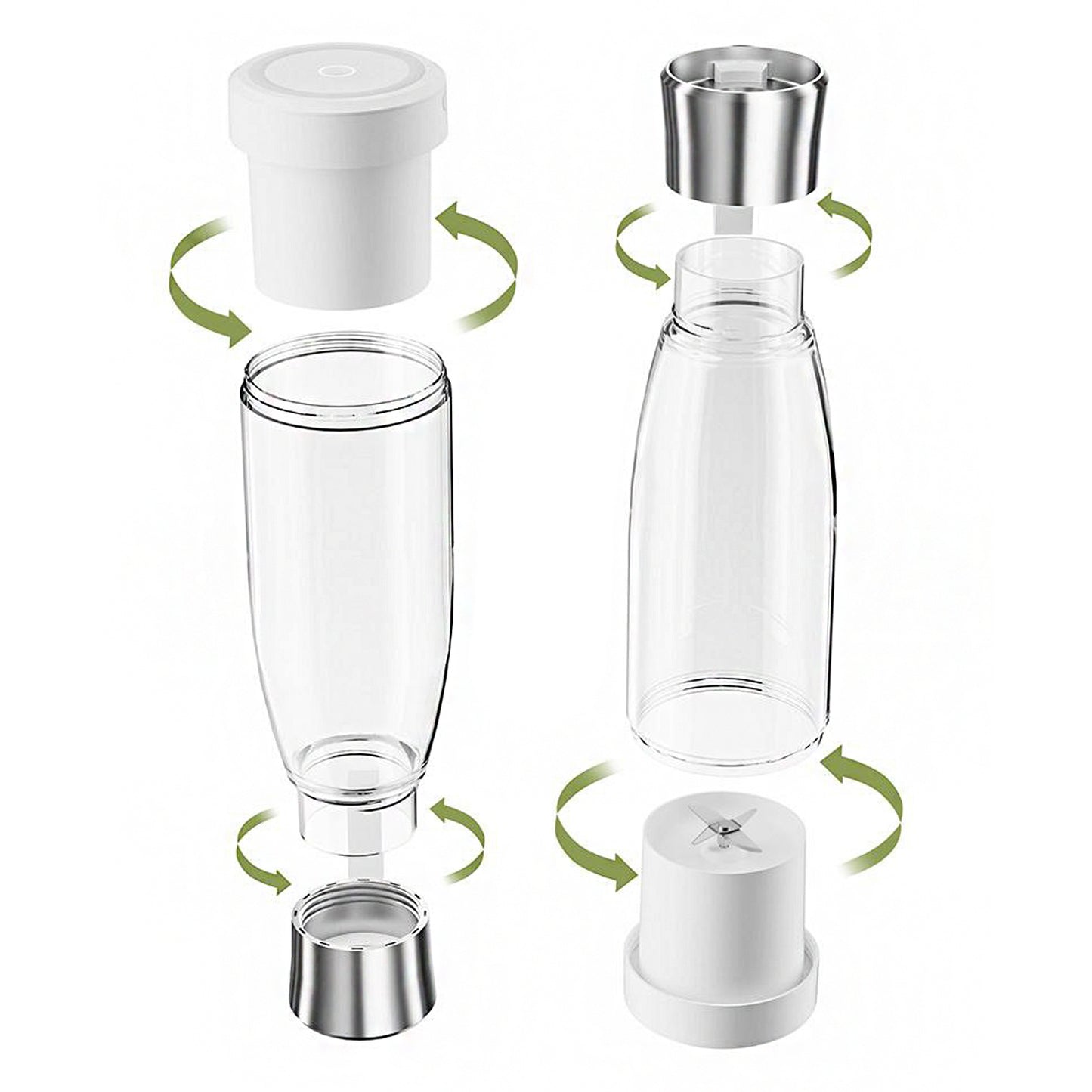 Portable Mini Blender Smoothie Maker 450 ML - Pink