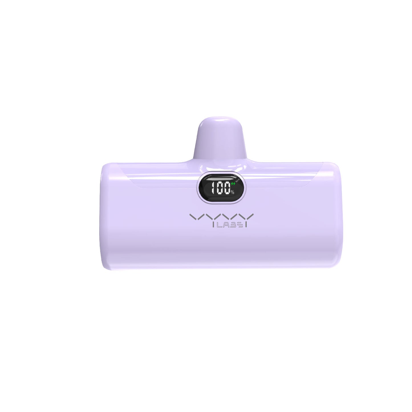 Vyvylabs Q05 Capsule Power Bank 5000mAh (With Stand and Led light)- purple
