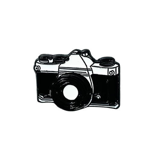 Sticky Metal Badge - Camera
