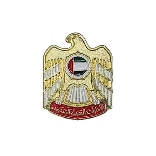 Sticky Metal Badge - Emirates Gold