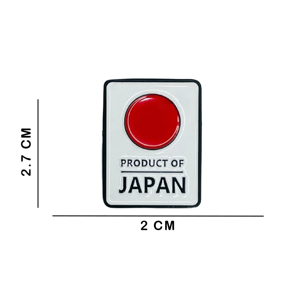Sticky Metal Badge - Japan