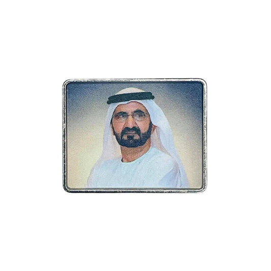 Sticky Metal Badge - Sheikh Mohammed