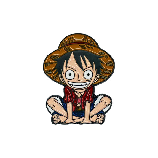 Sticky Metal Badge - Monkey D Luffy