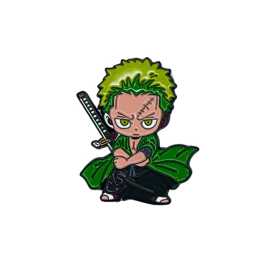 Sticky Metal Badge - Roronoa Zoro