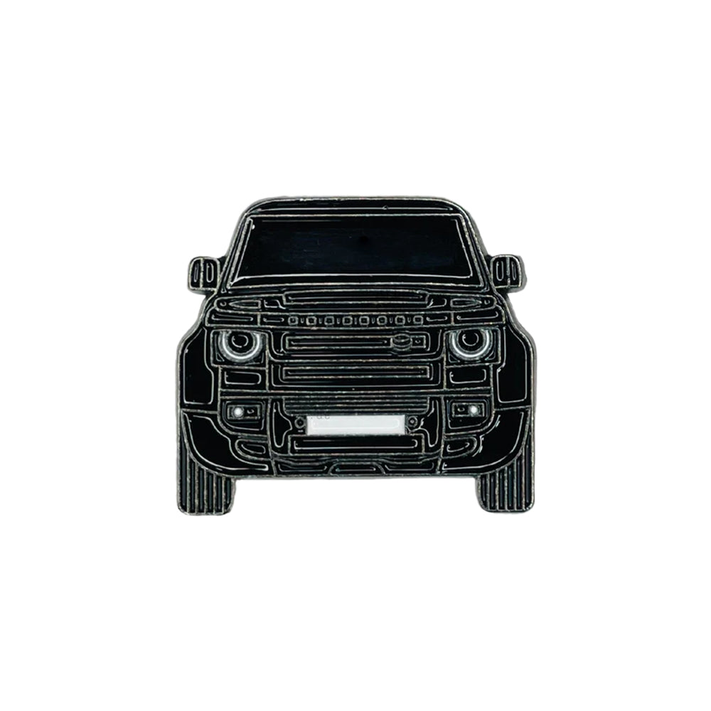 Sticky Metal Badge - Land Rover Defender