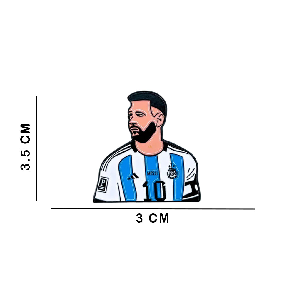 Sticky Metal Badge - Messi