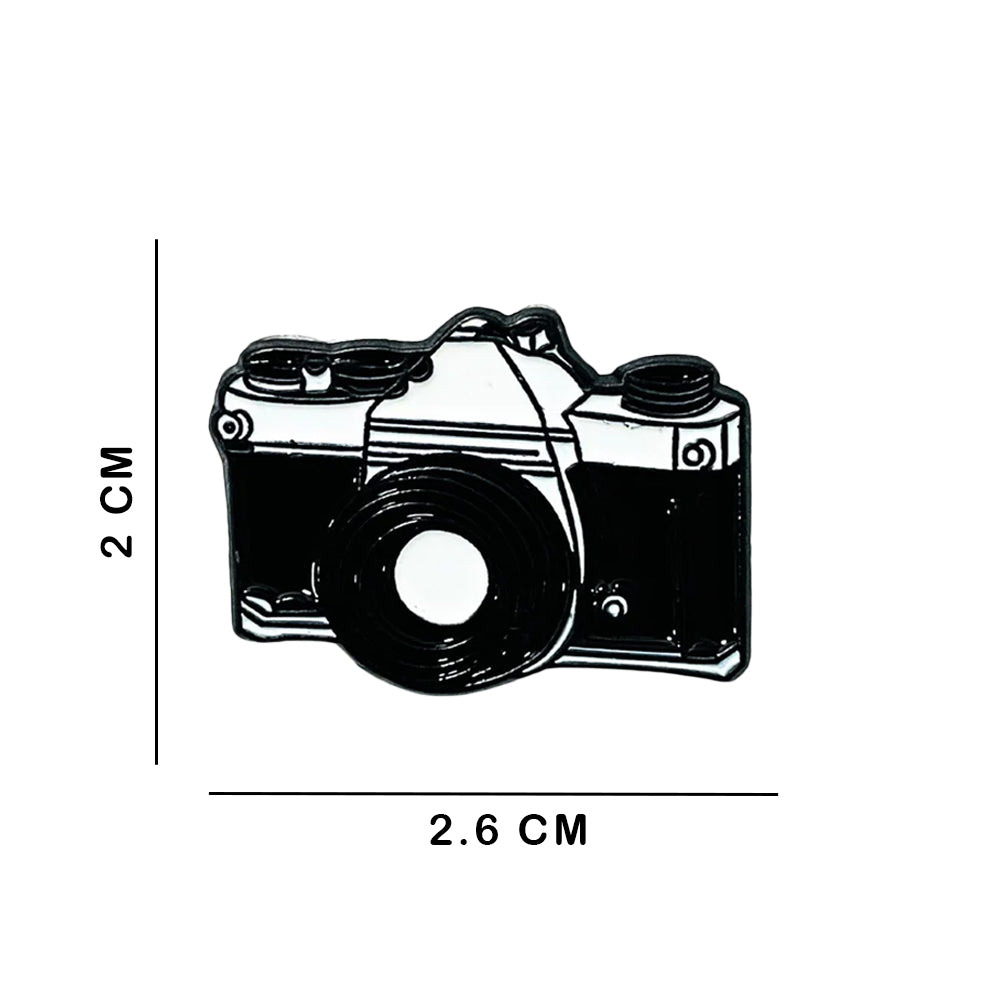 Sticky Metal Badge - Camera