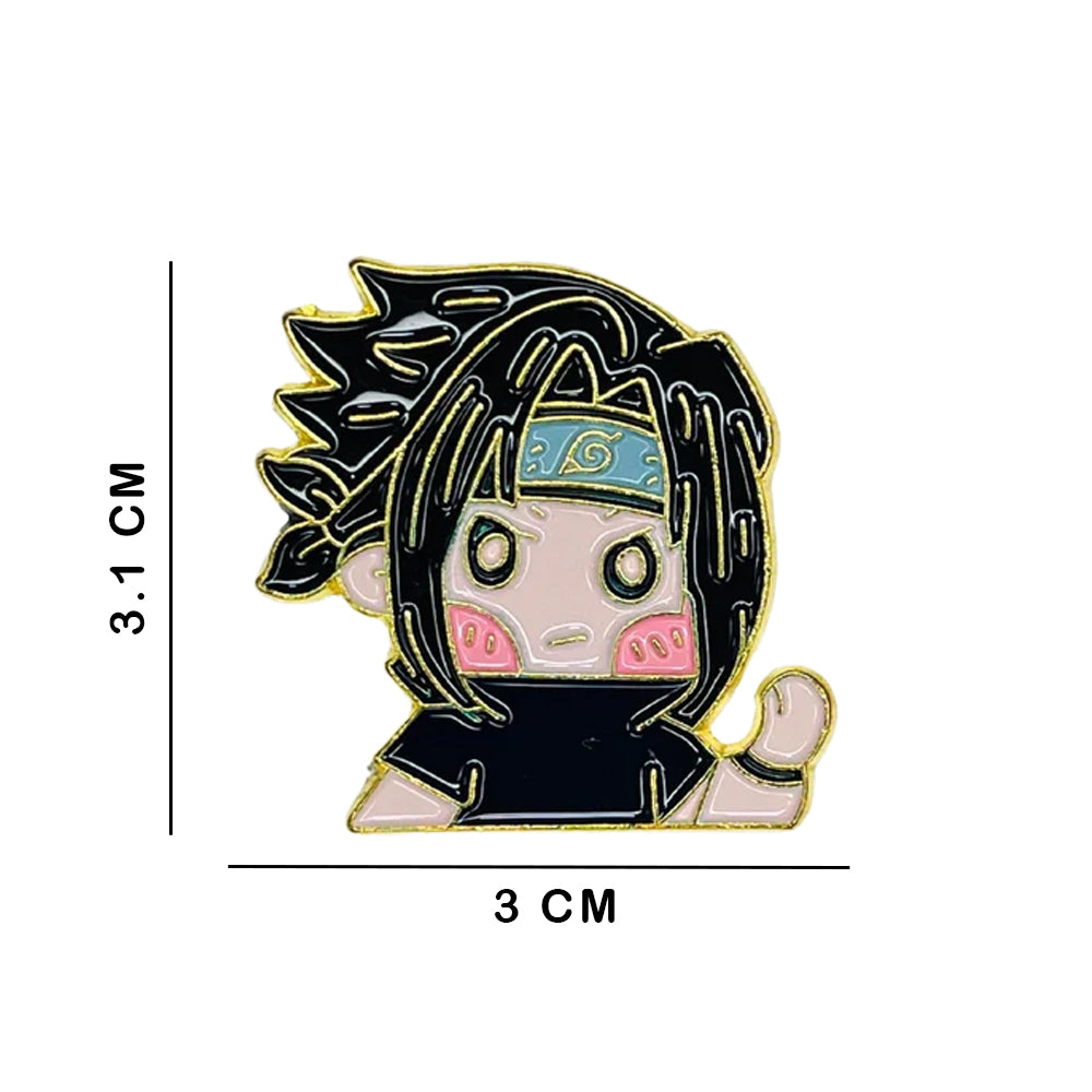 Sticky Metal Badge - Naruto