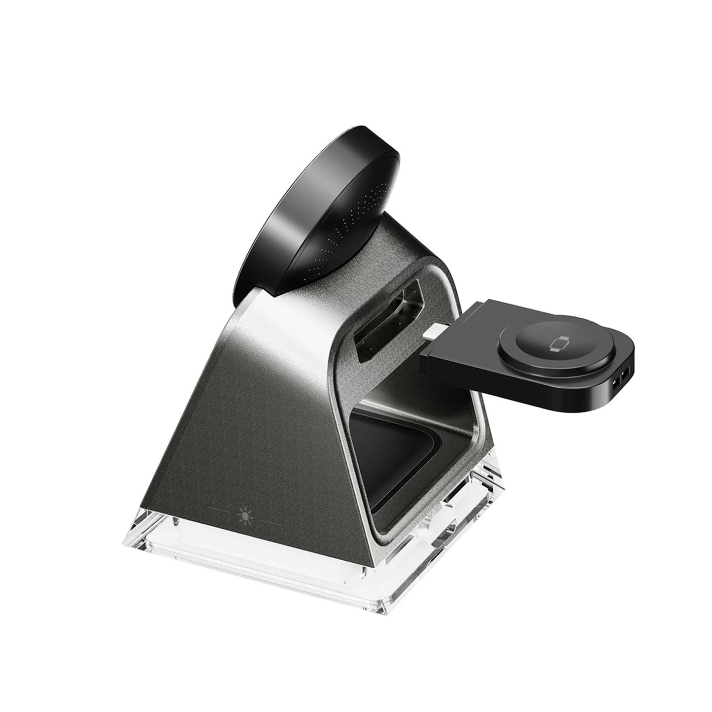 Vyvylabs W30 3 in 1 Wireless Charger 15W With LED Light