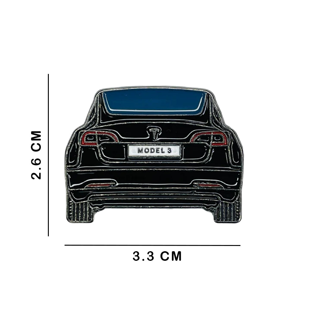 Sticky Metal Badge - Tesla