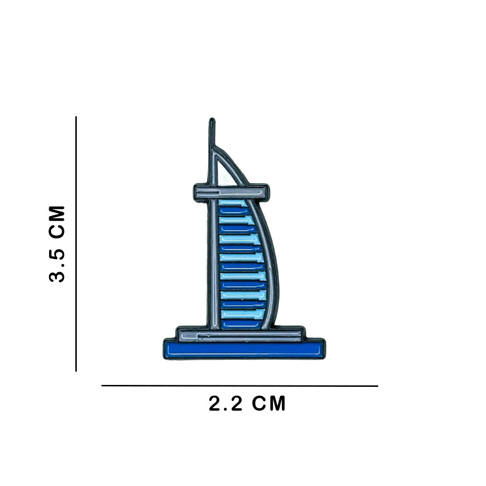 Sticky Metal Badge - Burj Al Arab