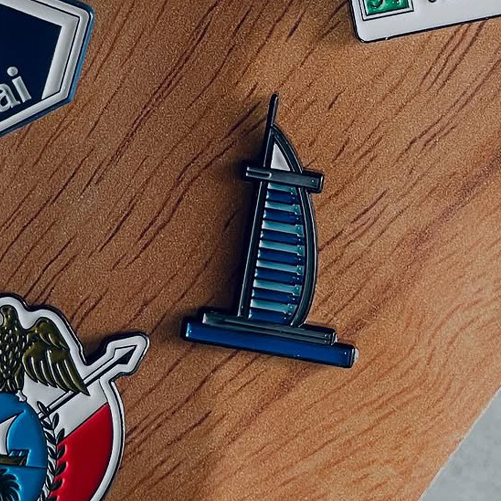 Sticky Metal Badge - Burj Al Arab