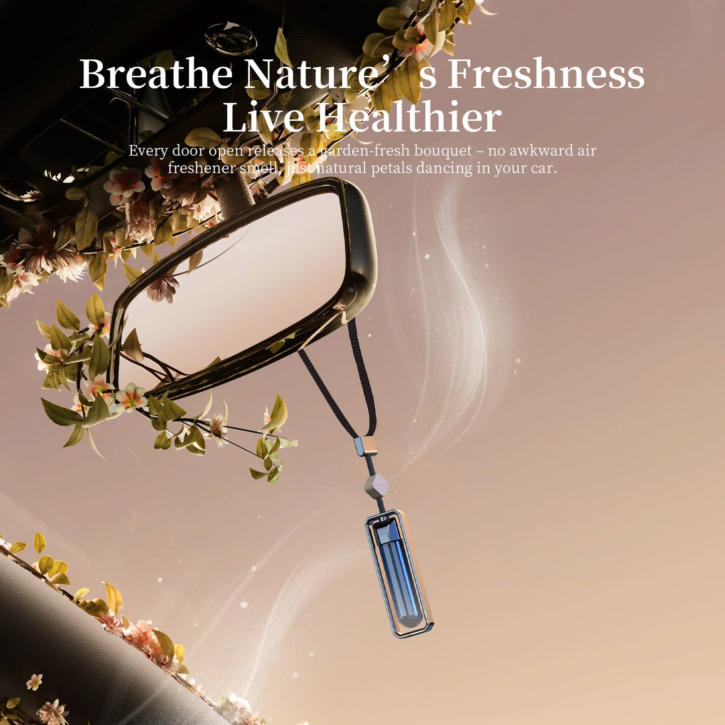 Ripple Series Car Hanging Air Freshener - Red