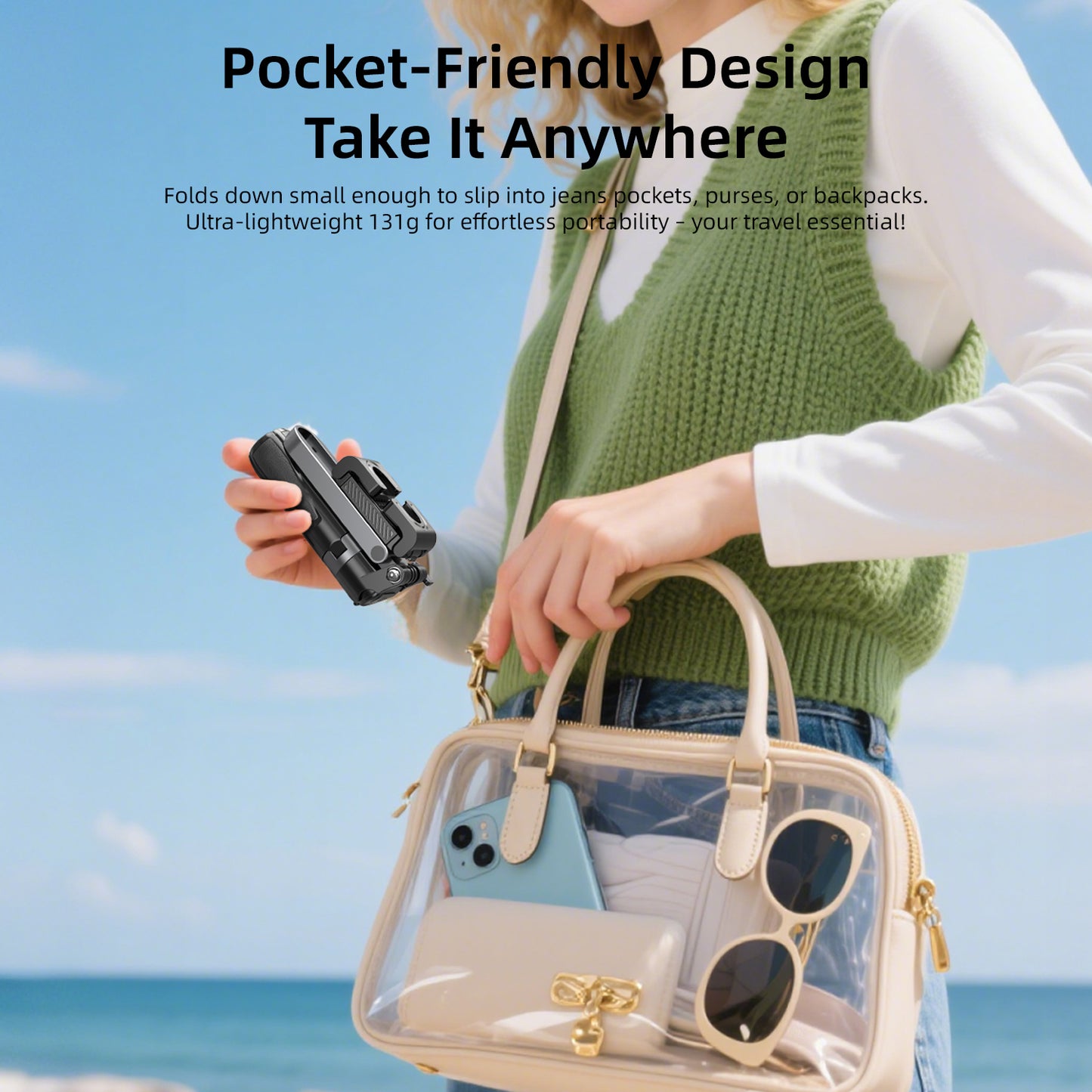 Palm Super Mini Multifunctional Selfie Stick With Tripod
