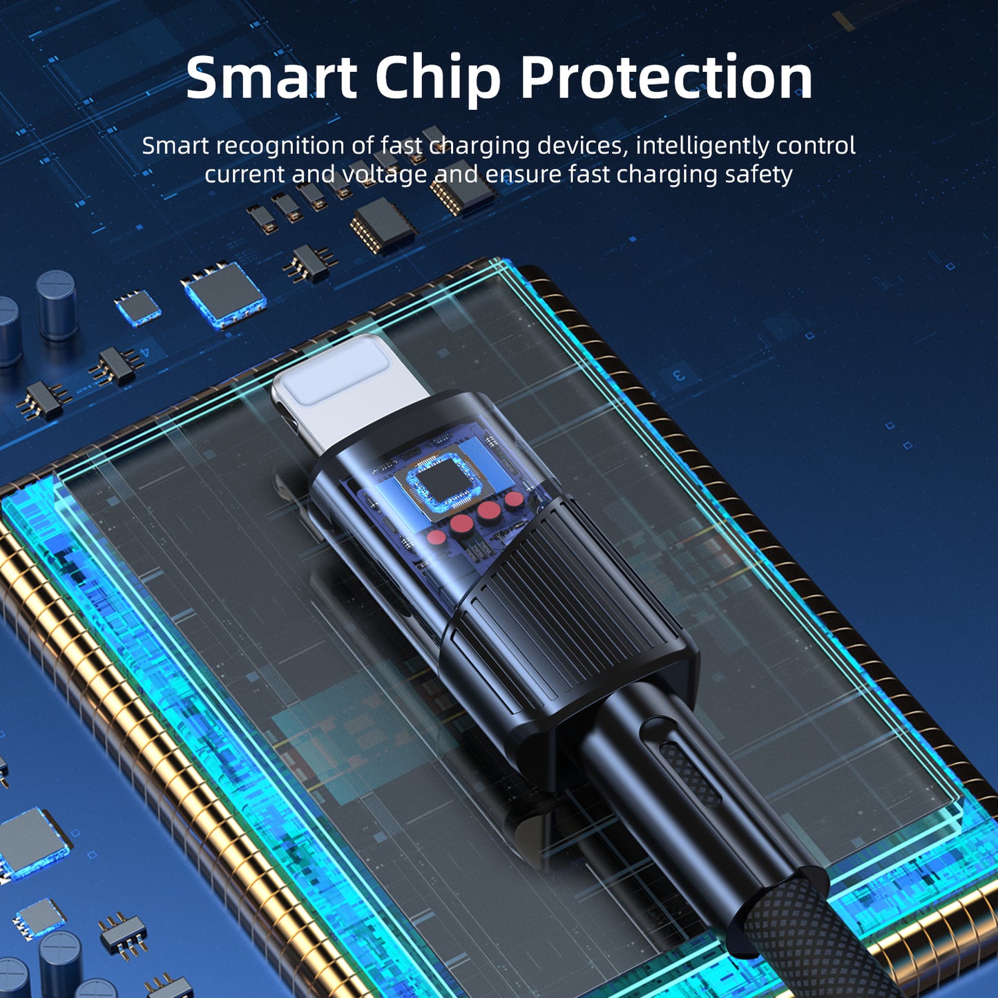 Vyvylabs Superb Series Fast Charging Cable Type-C to Lightning 27W 1M