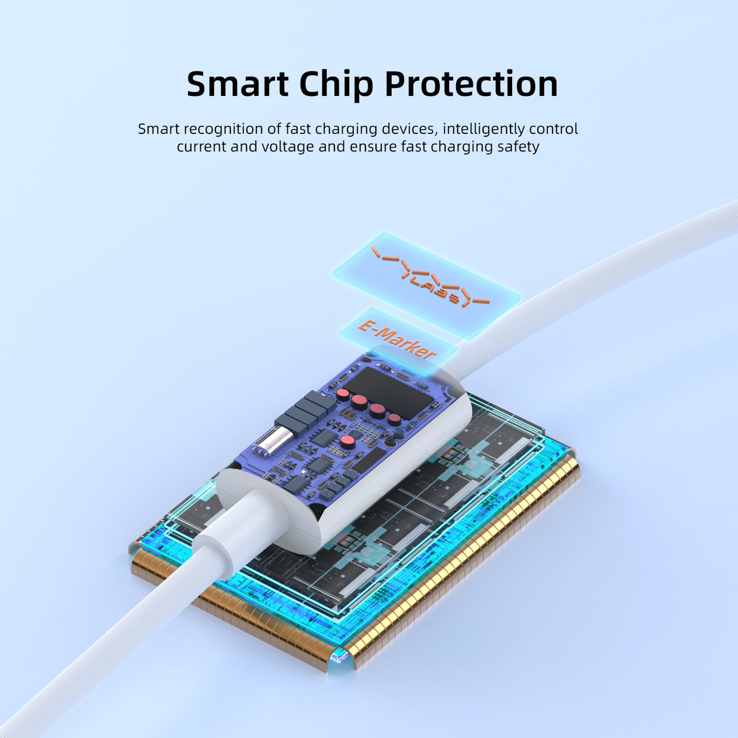 Vyvylabs Prime Series Fast Charging Cable Type-C to Type-C 100W 1M