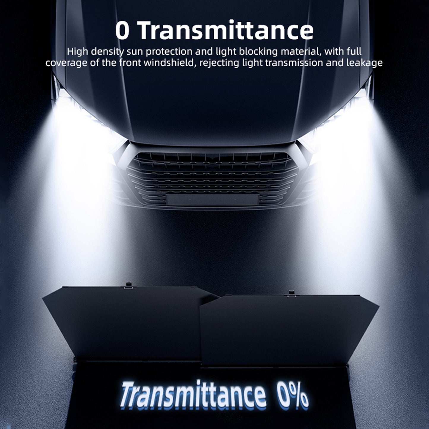 Vyvylabs CoolDrive Double Layered Windshield Sunshade