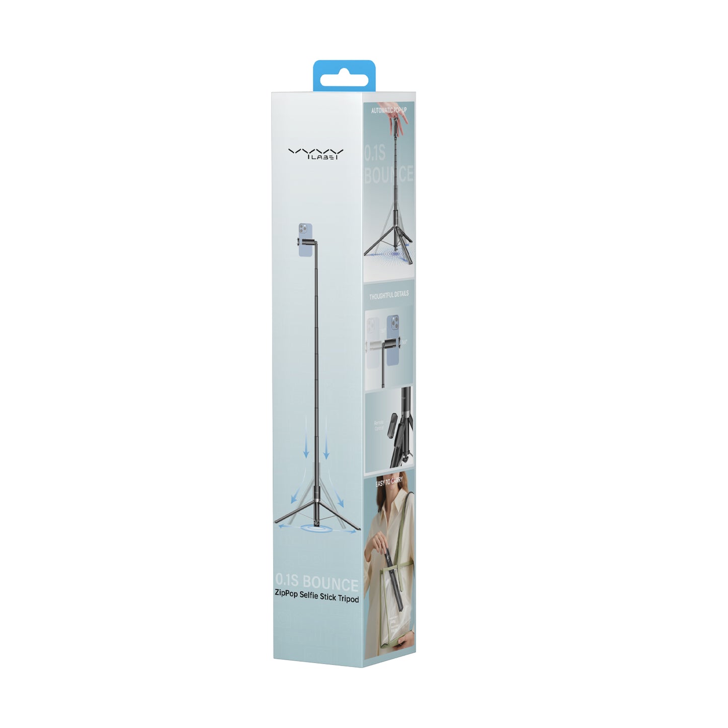 Vyvylabs ZipPop One-Touch Selfie Stick Tripod