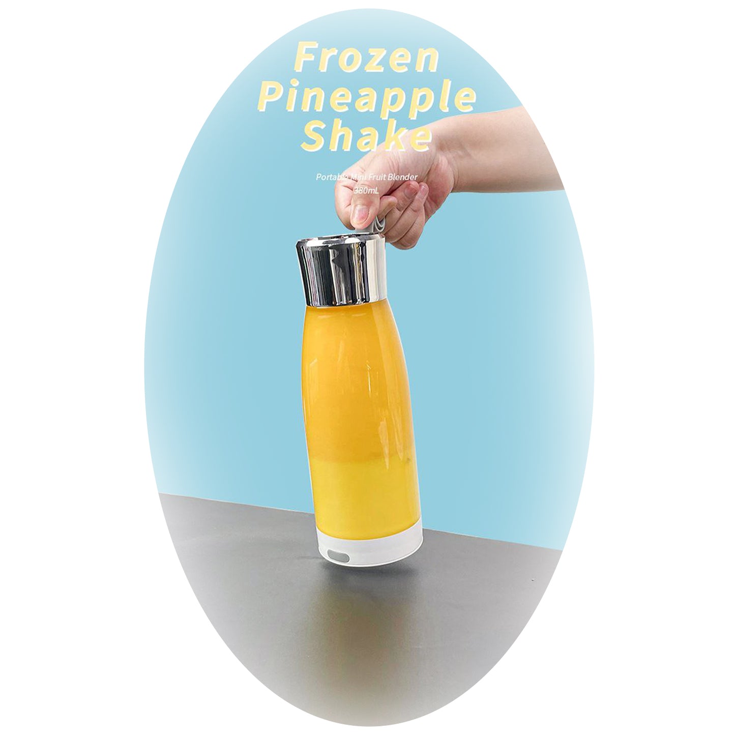 Portable Mini Blender Smoothie Maker 450 ML - Pink