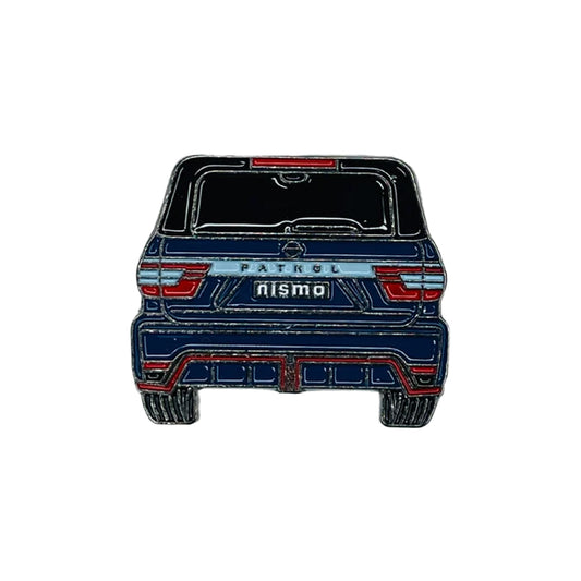 Sticky Metal Badge - Nissan Patrol Nismo Blue