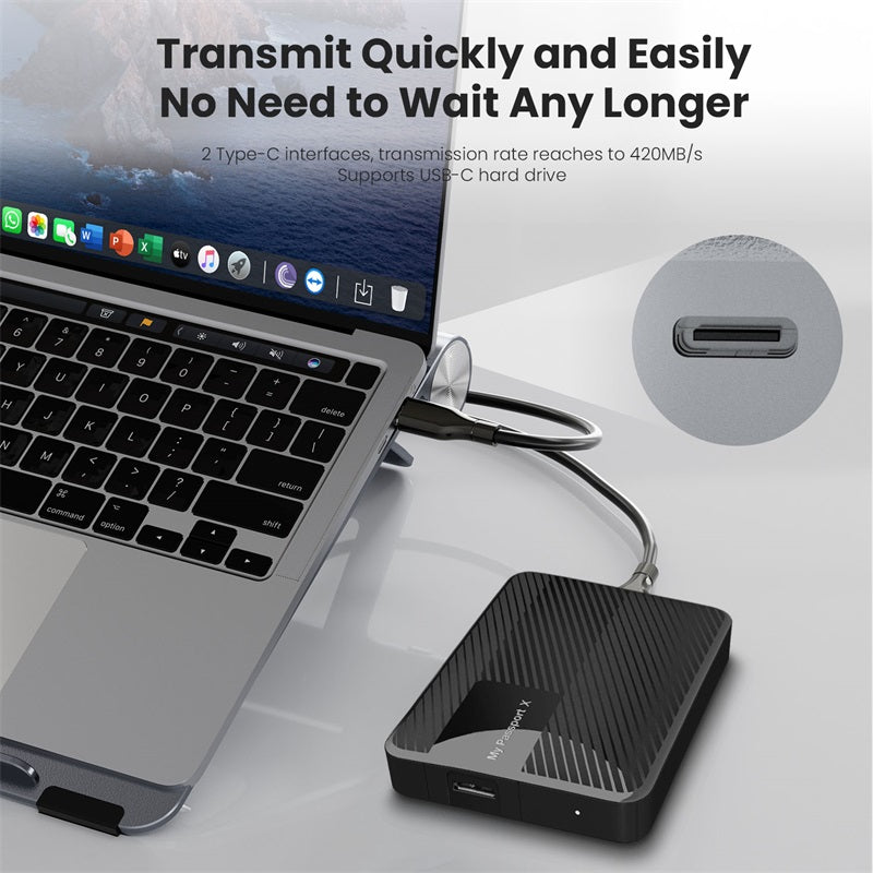 Vyvylabs Wisdom Series Laptop Stand 6-in-1 Multifunctional HUB Docking Station