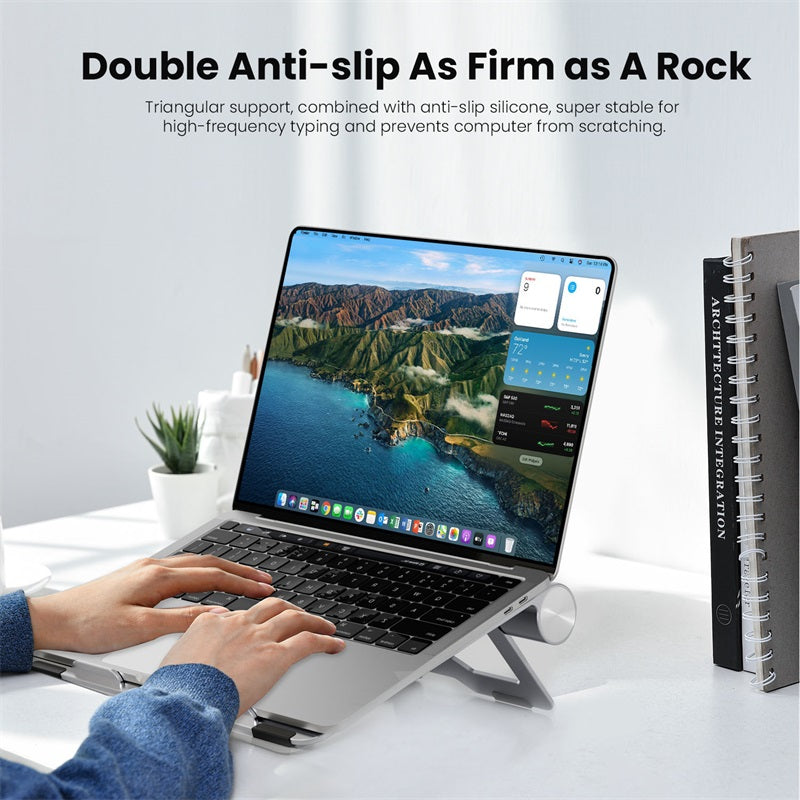 Vyvylabs Wisdom Series Laptop Stand 6-in-1 Multifunctional HUB Docking Station