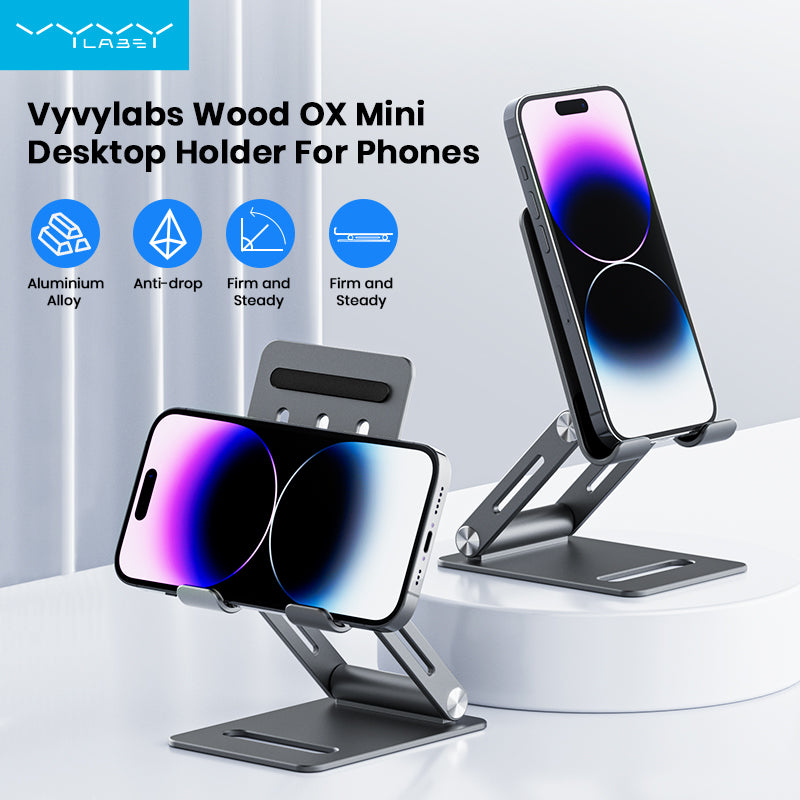 Vyvylabs Wood OX Mini Desktop Holder