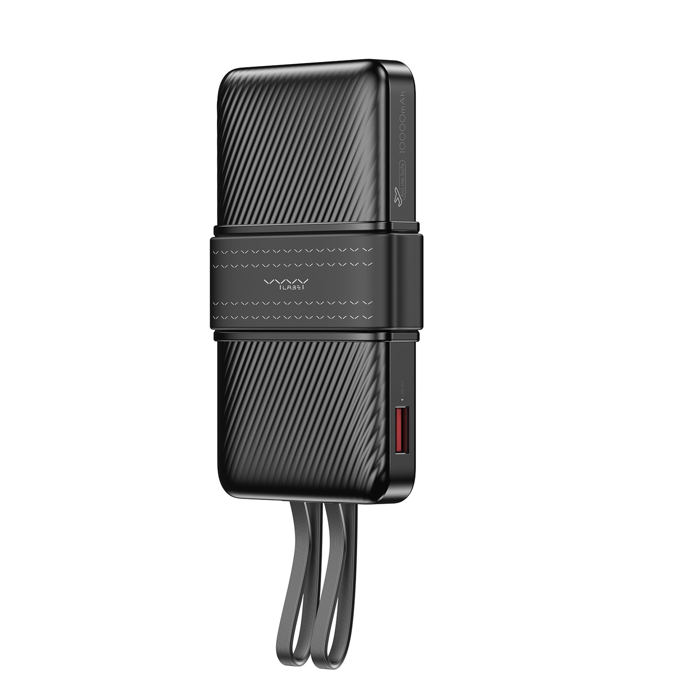 Vyvylabs Creamy Power Bank 10000mAh 20W With Dual Cable C+L - White