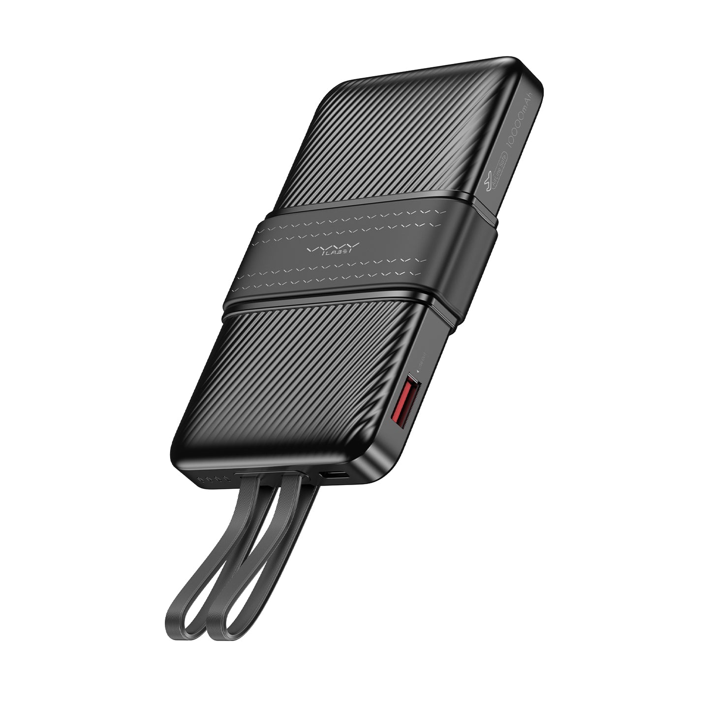 Vyvylabs Creamy Power Bank 10000mAh 20W With Dual Cable C+L - White