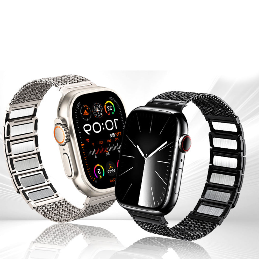 Apple Watch Magnetic steel Band – Silver