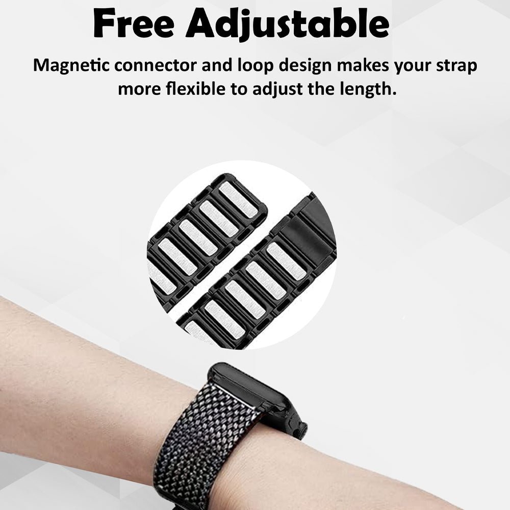 Apple Watch Magnetic steel Band – Silver