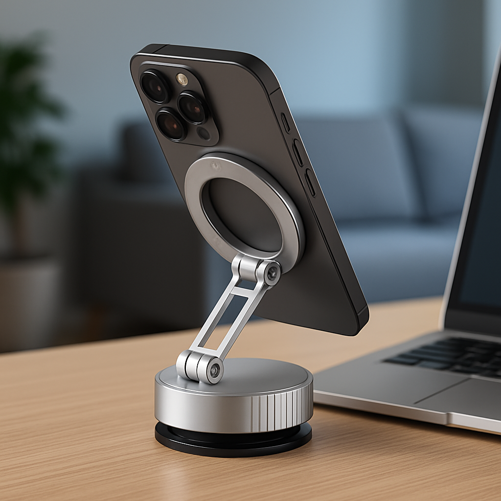 Vacuum Magnetic Phone Holder 360 Rotatable