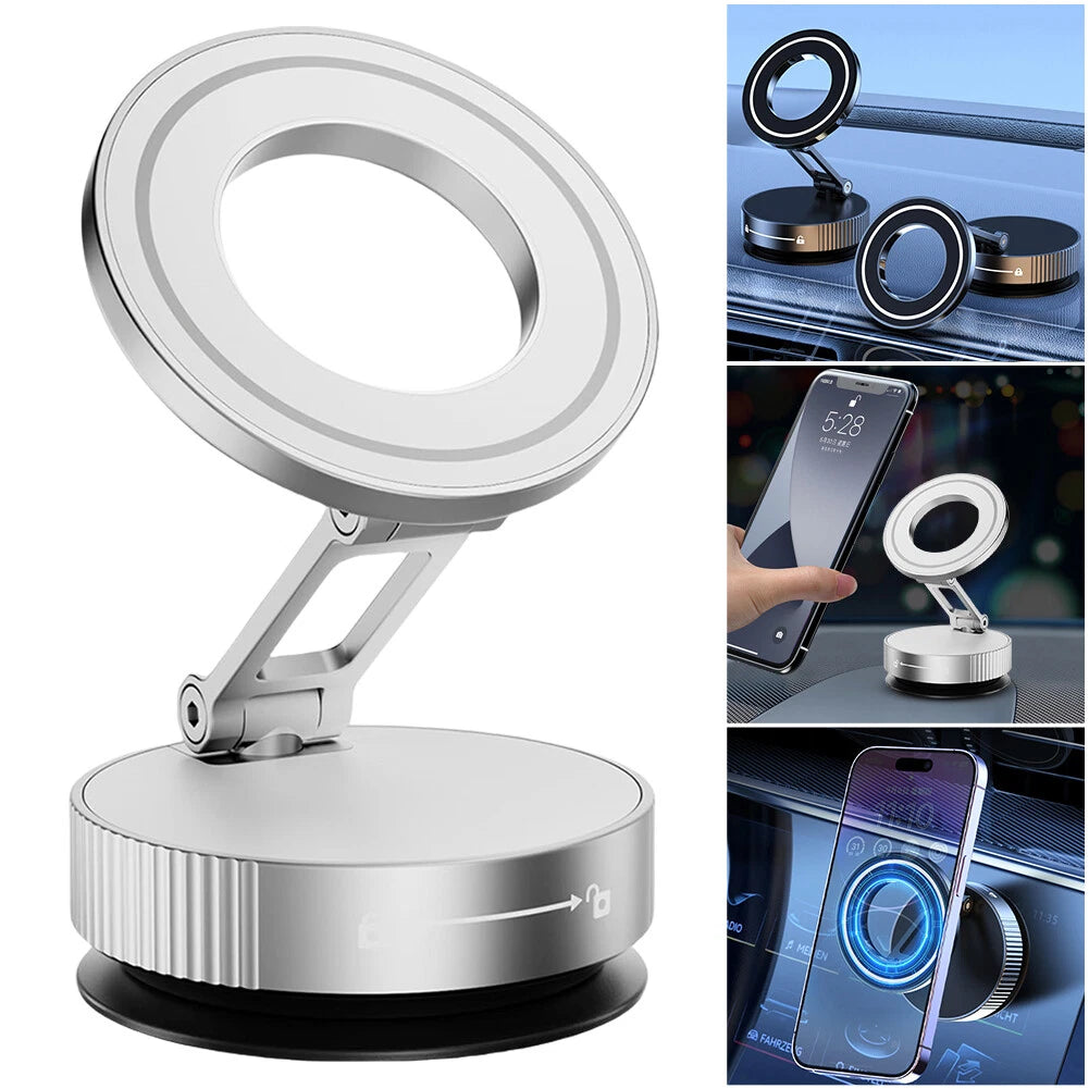Vacuum Magnetic Phone Holder 360 Rotatable
