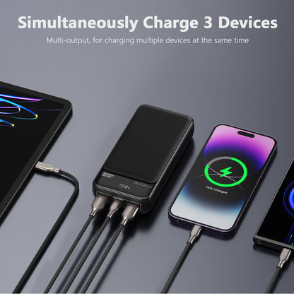 Vyvylabs Boya Digital Display Fast Charge Power bank 20W 20000mAh