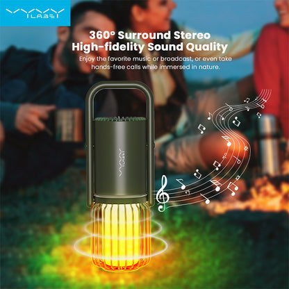 Vyvylabs X1 Flaming Multifunctional Outdoor Light Wireless Speaker + With Powerbank