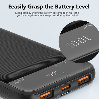Vyvylabs Boya Digital Display Fast Charge  Power bank 20W 10000mAh