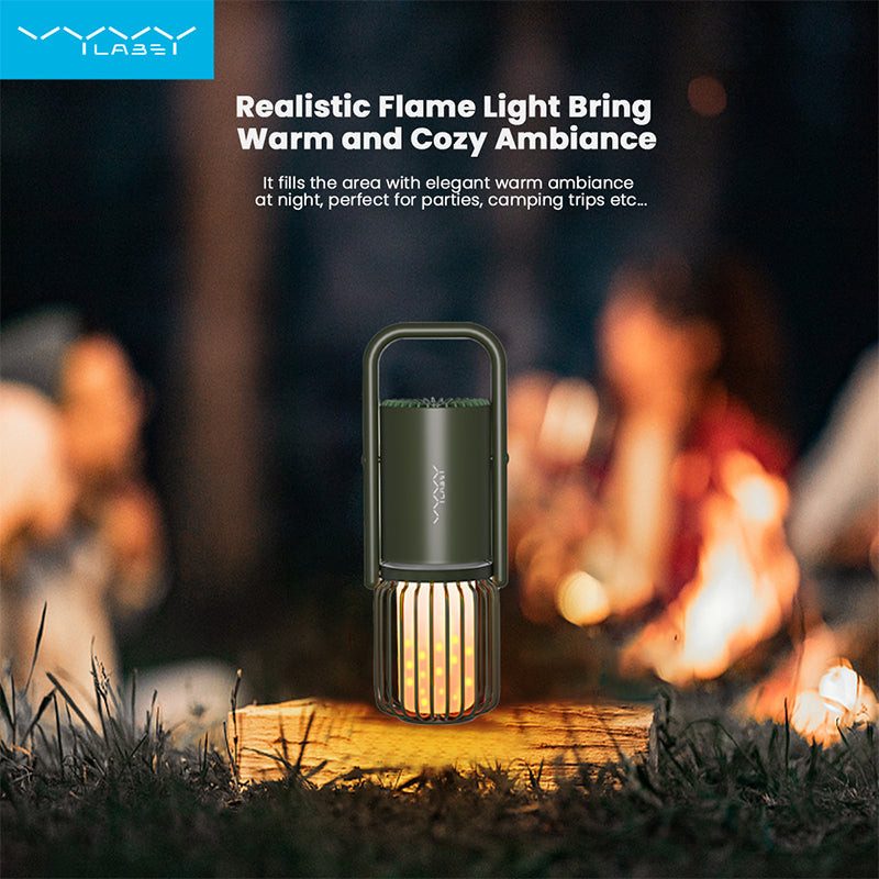Vyvylabs X1 Flaming Multifunctional Outdoor Light Wireless Speaker + With Powerbank