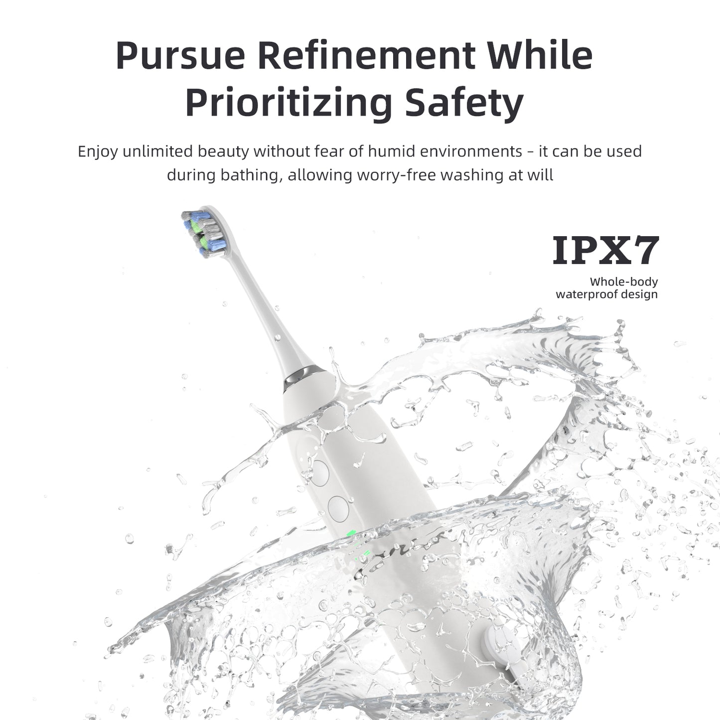 Vyvylabs Aqua 2-in-1 Portable Electronic Toothbrush with Water Flosser