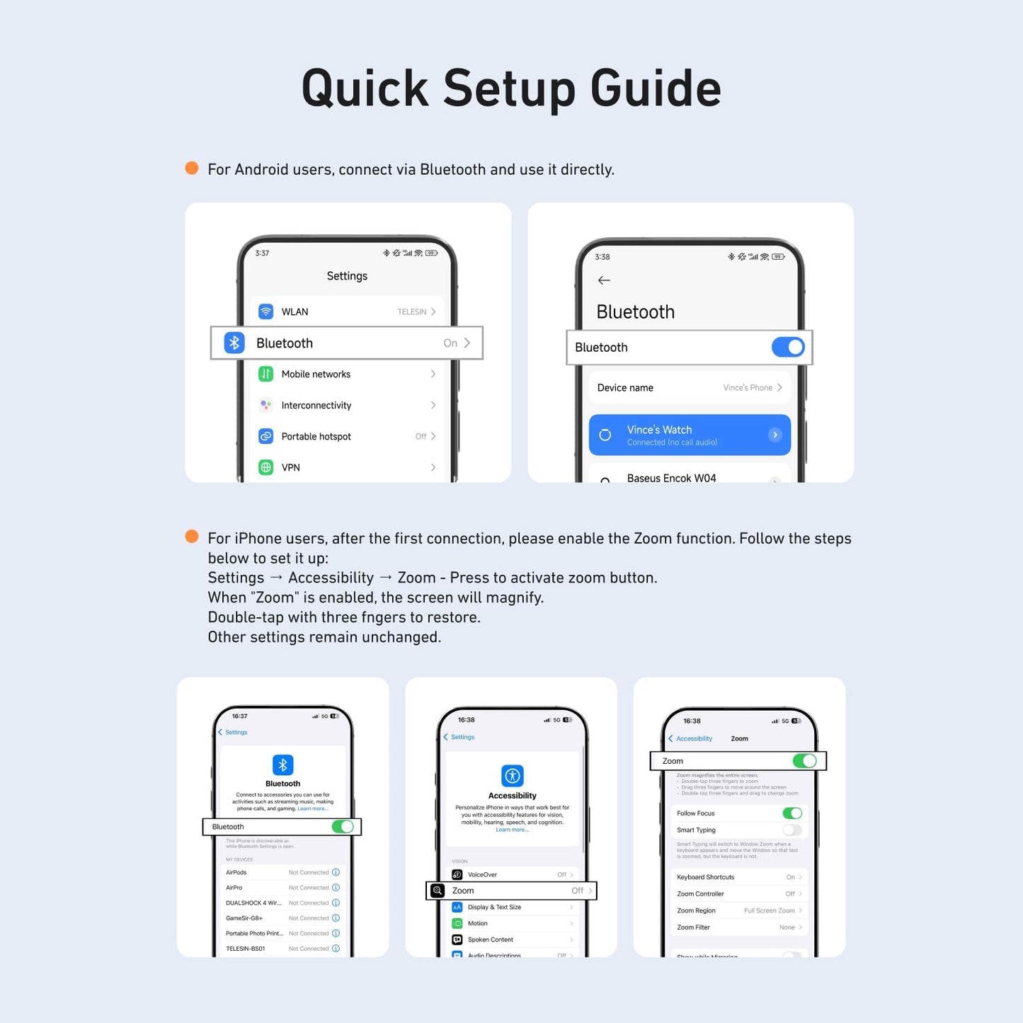 Telesin Fun Shot Smartphone Handle Grip