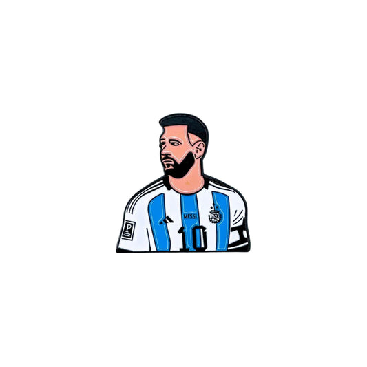 Sticky Metal Badge - Messi