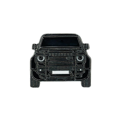 Sticky Metal Badge - Land Rover Defender