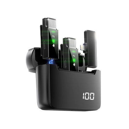 LISEN Wireless Lavalier Microphone with Noise Cancellation