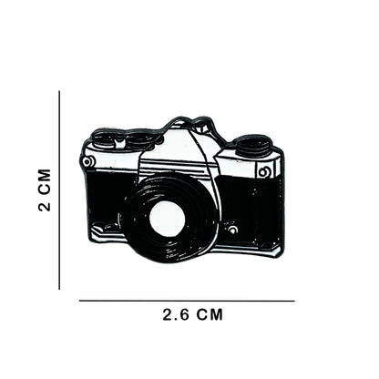 Sticky Metal Badge - Camera