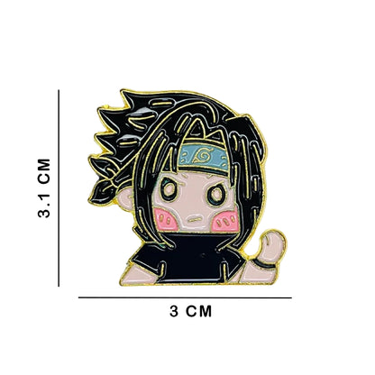 Sticky Metal Badge - Naruto