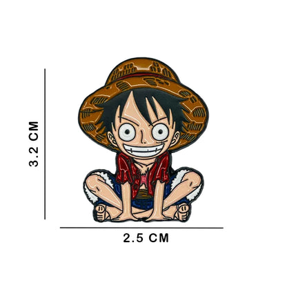 Sticky Metal Badge - Monkey D Luffy